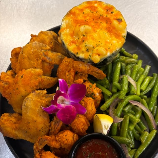 Chicken & Shrimp.