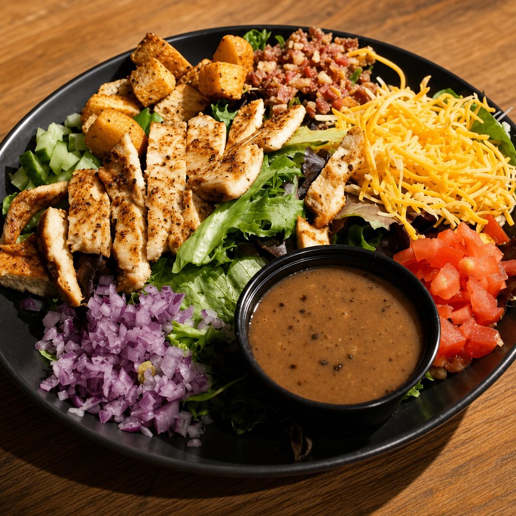 Grilled Chicken Caesar Salad.